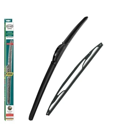 Image of HEYNER Wipers For Peugeot 107 2005 2014 Hybrid Windscreen Front Rear Wiper Blades HH26H12E