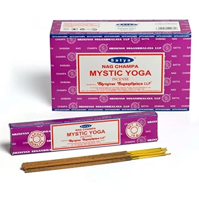 Image of Satya Incense Sticks, Black, Mystic Yoga