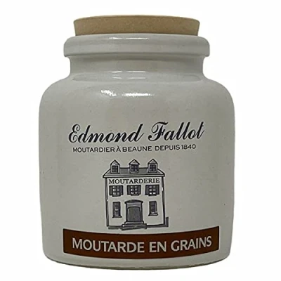 Image of Fallot Dijon Senf grobkörnig (Rotisseur Senf), im Steintopf 250g