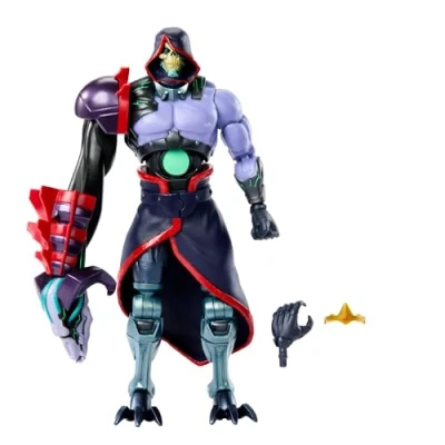 Image of Masters of the Universe: Revolution Masterverse Skeletor Action Figure, Collectible with 30 Articulations &amp; Posable Techno Havoc Arm, MOTU Toy, HYC46