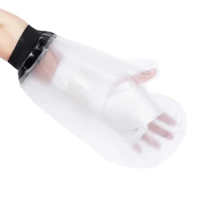 Image of HKF HO KI Adult Waterproof Cast Cover Protector Hand for Shower,Plaster Bandage Watertight Broken Hand,Wrist,Reusable Keeps Dry Fits Unisex