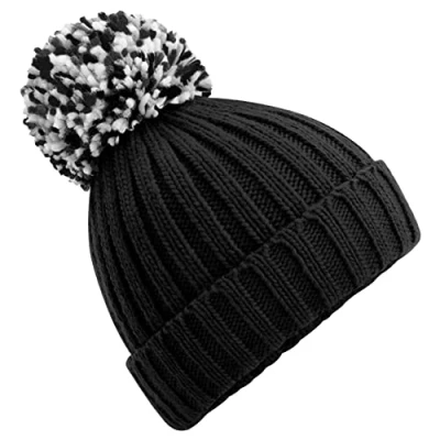 Image of Beechfield Hygge Beanie Stylish Cuffed Design Black