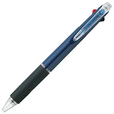 Image of Uni Ballpoint Pen Jetstream 3 Color Black, Red, Blue Ink 0.5mm, Navy (SXE340005.9)