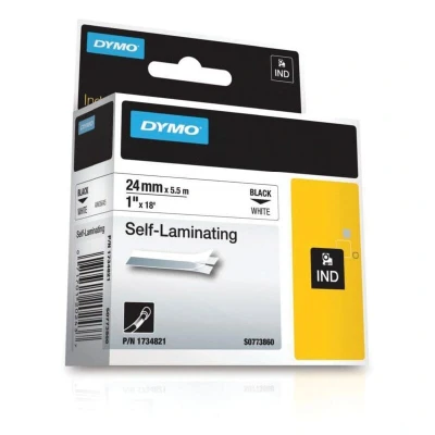 Image of Dymo 1805432 24mm White on Black