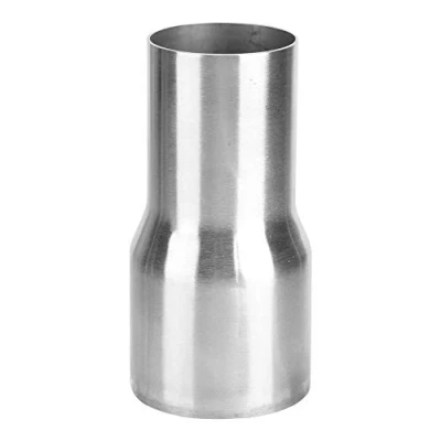 Image of EBTOOLS Exhaust Pipe Adapter,Universal Stainless Steel Connector Tube Adapter Reducer Modified Part(Silver)(51 63MM)