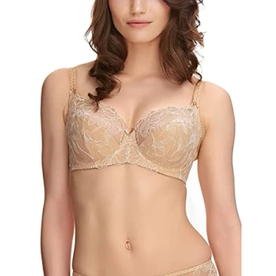 Image of Fantasie Women&#039;s Estelle Underwire Side Support Bra, Sand, 30D