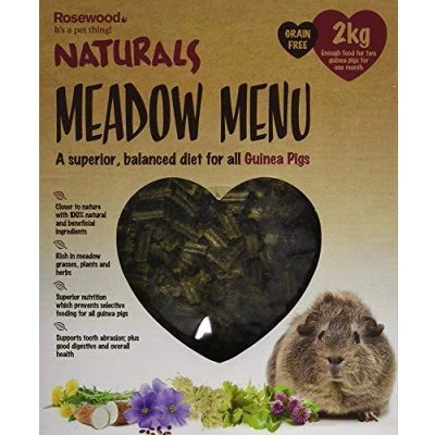 Image of Rosewood Naturals Meadow Menu, Guinea Pig Food, 2kg