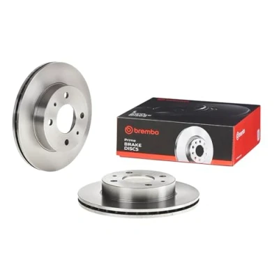 Image of 402060M601, 402060M602, 40206F4300, 40206F4305 Brake disc BREMBO 09.6943.10 232mm 18mm 4 internally vented NISSAN: ALMERA 1 Hatchback