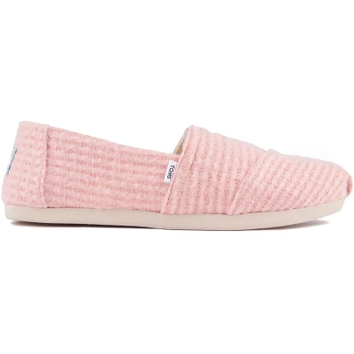 Image of TOMS Women&#039;s Alpargata Print Loafer Flat, Pink Buterfly, 4 UK