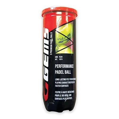 Image of GEMS NL04 Palline Padel conf. 24 Tubi x3 Tennis balls Unisex Yellow UNICA