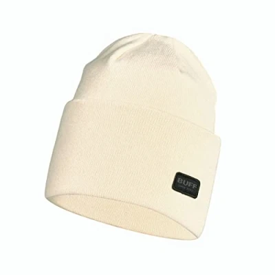 Image of Buff Knitted Hat Niels Unisex One Size Black