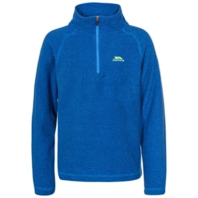 Image of Trespass Unisex Kids Keynote Warm Microfleece 140gsm, blue, 5 6 Years UK