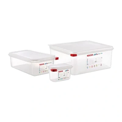 Image of Araven Polypropylene 3 in 1 ColorClip GN Set 2/3 1/3 and 1/9GN