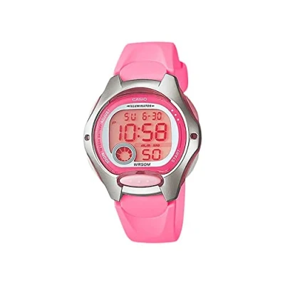 Image of Casio Womens Digital Quartz Watch with Resin Strap LW 200 4BVDF