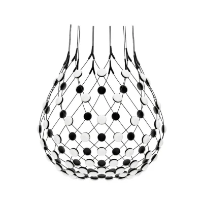 Image of Luceplan Mesh hanging light Ø 80 cm wireless 3 m