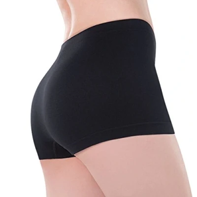 Image of Adult Ladies Boy Shorts Black