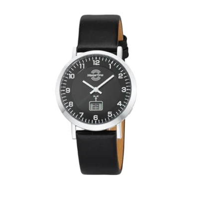 Image of Master Time MTLS 10739 22L Funk Quartz Women&#039;s Watch Analogue Digital with Leather Strap, Strap.