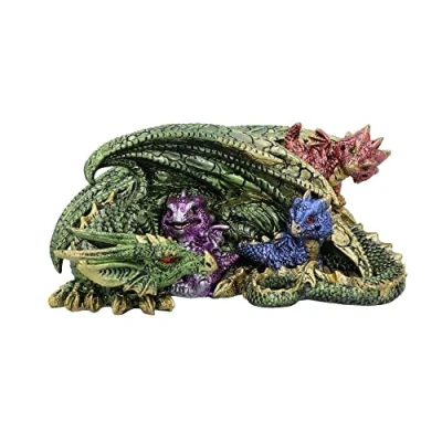 Image of Nemesis Now Hatchling Horde Dragon Figurine, Green, 17.3cm