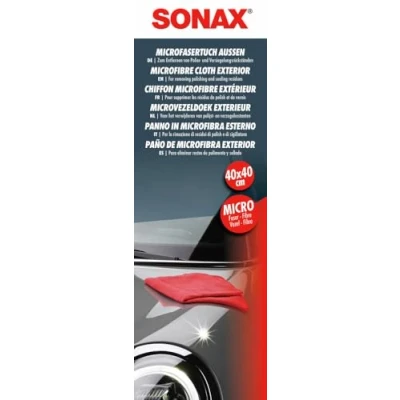 Image of SONAX Microfibre cloth (1 piece) to remove residue after polishing without scratches, scratches and streaks Ref: 04162000