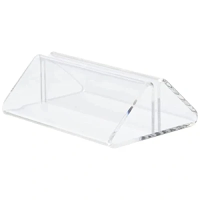 Image of Tent Shaped Menu Holder Leaflet Stands Board Restaurant Commercial 25X70X55mm