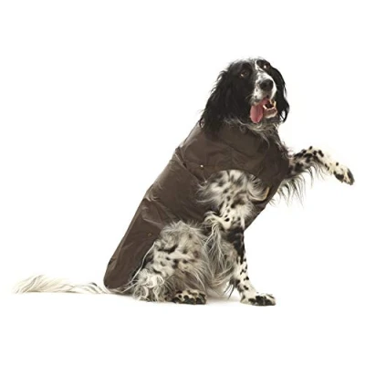Image of Croci Montreal Dog Coat, Winter Waterproof Jacket, Size 30cm, Brown