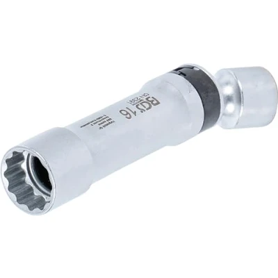 Image of BGS 2391 Spark Plug Socket, 12 point, with Retaining Spring 10 mm (3/8&quot;) Drive 16