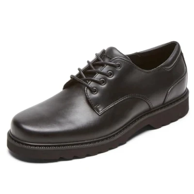 Image of Rockport Men Northfield Leather Lace Up Shoes, Black (Black), 11 UK (46 EU)