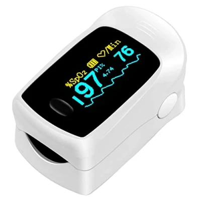 Image of BLT M70B Oxygen Monitor Finger Adults, Fingertip Pulse Oximeter CE Approved, UK Standard, SpO2 Blood Saturation Sats Oxymetre Probe with Heart Rate and Perfusion Index