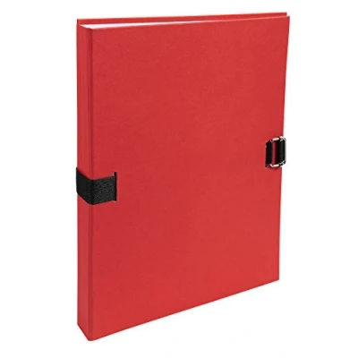 Image of Exacompta Ref 38009H Forever Collection Expanding Folder 240 x 320mm in Size, Elastic Fastener, Suitable for A4 Documents, Expands Up To 13cm Red