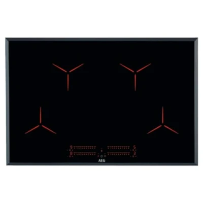 Image of AEG IPE84531FB 78cm 4 Zone Induction Hob With Hob2Hood Technology