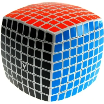Image of V Cube 8 x White Pillow Professional, Fast, and Smooth Speed Puzzle Fidget Toy