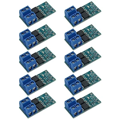 Image of Sreuyong 10 PCS DC 5V 36V 15A(Max 30A) 400W Dual High Power MOSFET Trigger Switch Drive Module 0 20KHz PWM Adjustment Electronic