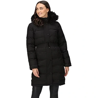 Image of Regatta Women&#039;s Daleyza Baffled Quilted Jackets, Black, 10 UK