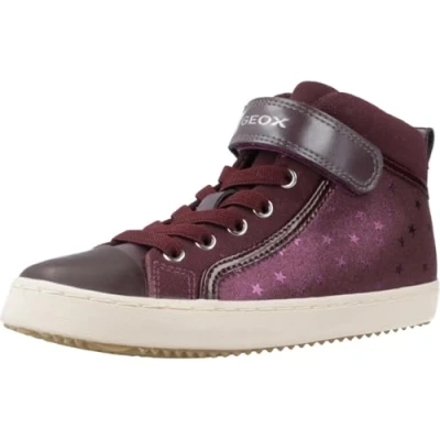 Image of Geox J Kalispera Girl I Sneaker, red, 0.5 UK