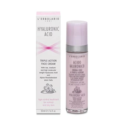 Image of L&#039;Erbolario Hyaluronic Acid Face Cream for Combination Skin