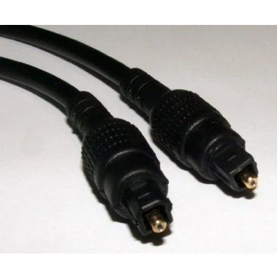Image of Pro Signal PSG00881 TOSLink Optical Audio Lead with 4mm Cable, 1m, Black