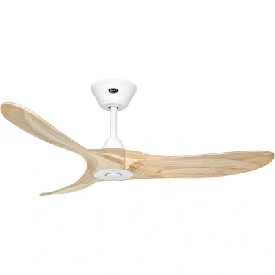 Image of CASAFAN Eco Genuino Ceiling Fan, Rotor Blade 1220 mm, Natural Finish/Matt White