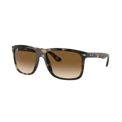 Image of Ray Ban Boyfriend TWO Unisex Sunglasses, Size: 60, Havana