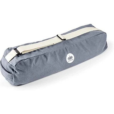Image of Lotuscrafts Yoga Mat Bag PUNE Fair &amp; Ecological Made of 100% Organic Cotton for Cover Carrier Equipment GOTS Certified
