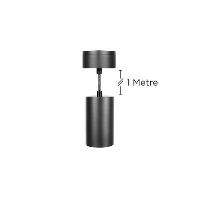 Image of Accentplus 100mm Dia 56mm GU10 Base Surface Mounted Suspended Pendant Integral LED
