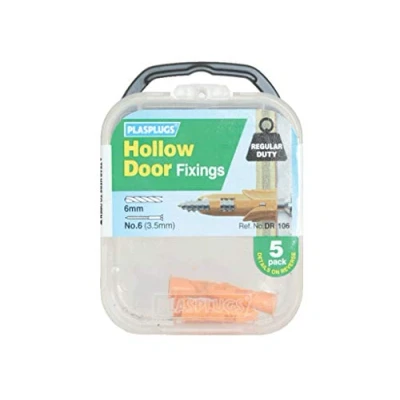 Image of Plasplugs DR 106 Hollow Door Fixings (5) PLADR106