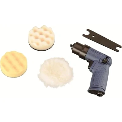 Image of Ingersoll Rand Polisher and Grinder 3129KA, for Metal Wood, Mini Surface with Polishing Discs in Set, Real Professional Tool Grinding