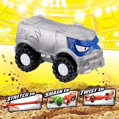 Image of Heroes of Goo Jit Zu Mobiles Powerhouse Pantaro. Stretch &#039;em! Smash Twist Fix Them and start again! Present for 4 year old girls, boys fans