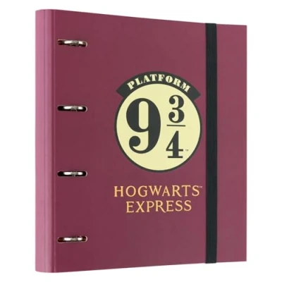 Image of Grupo Erik Harry Potter 4 Ring Binder A4 Folders 10.6 x 12.6 inches 27 32 cm A4, Ringbinder, Stationery, Gifts