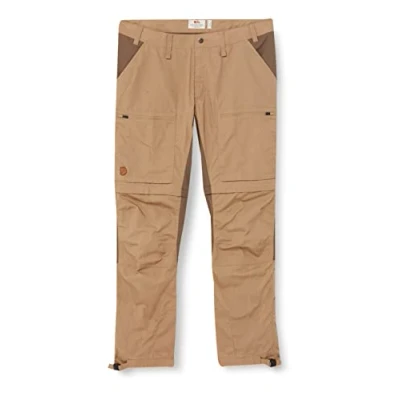 Image of FJALLRAVEN Men&#039;s Abisko Lite Trekking Zip Off Tr. M Trouser, sand/tarmac, 52