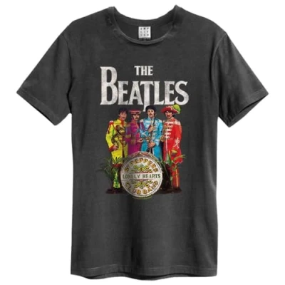 Image of Amplified LONELY HEARTS T shirt Adult, Charcoal, M