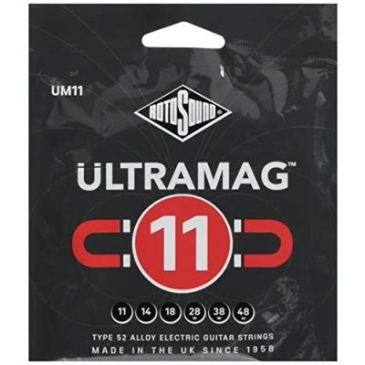 Image of Rotosound UM Ultramag electric guitar set medium 11 48 UM11
