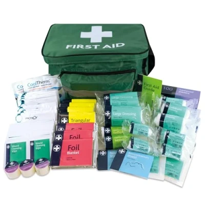 Image of LEWIS PLAST 224 Pieces All Purpose Large First Aid Kit Haversack Compact Design for Convenient Storage, Ideal Home, Office and Sports Home Medical Complete