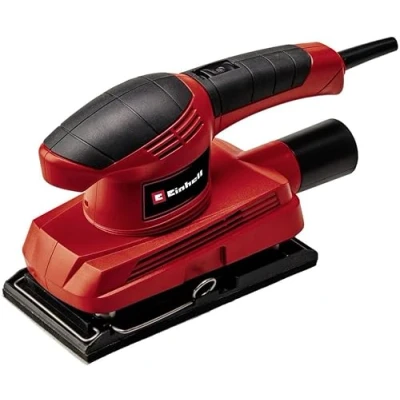 Image of Einhell orbital sander TC OS 1520 (150W, 23,000 rpm vibration rate, hook and loop adhesion clamping device, dust extraction adapter, incl. 3 pcs. sandpaper)