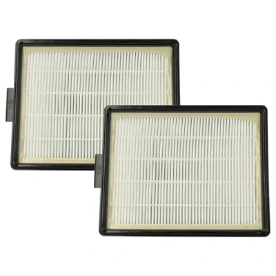 Image of vhbw 2 x Vacuum Cleaner Filter Replacement for Rainbow Rexair R12107B, R7292 Cleaners HEPA Filter/Pleated Black White